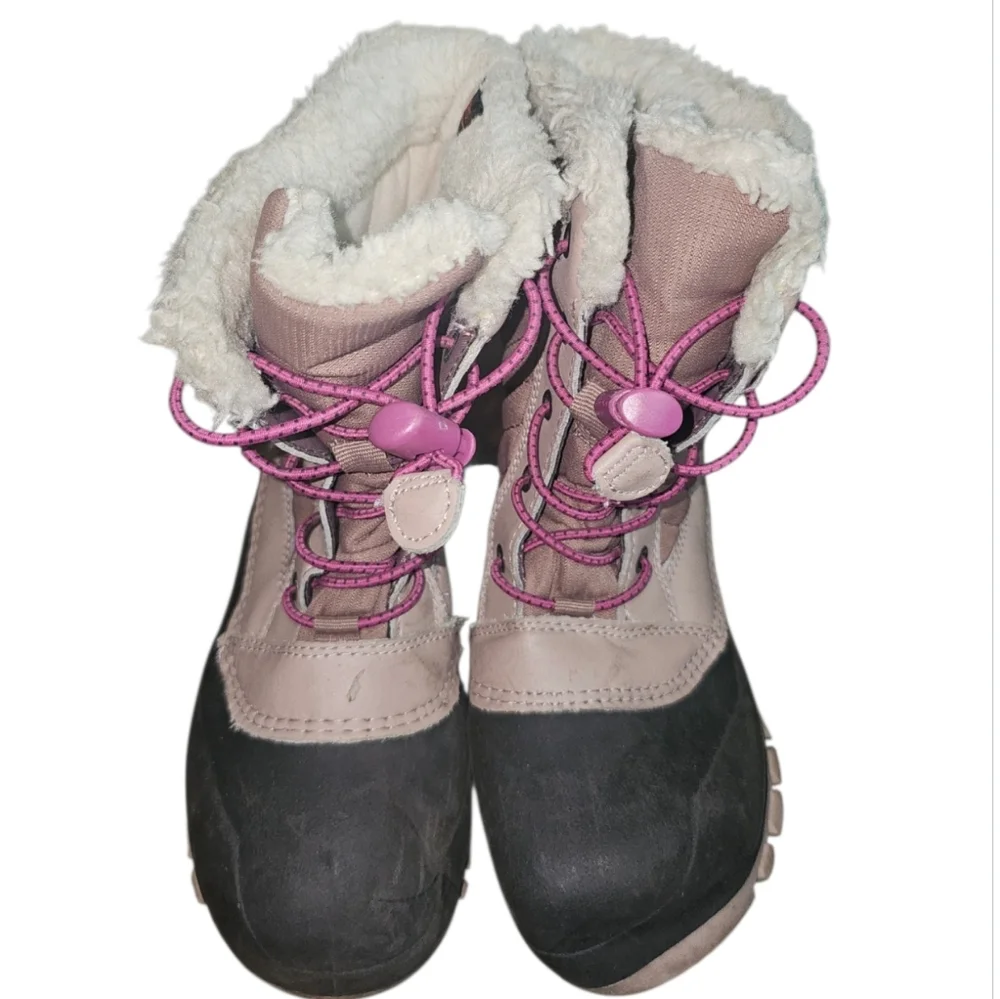 All In Motion Pink and Black Winter Boots